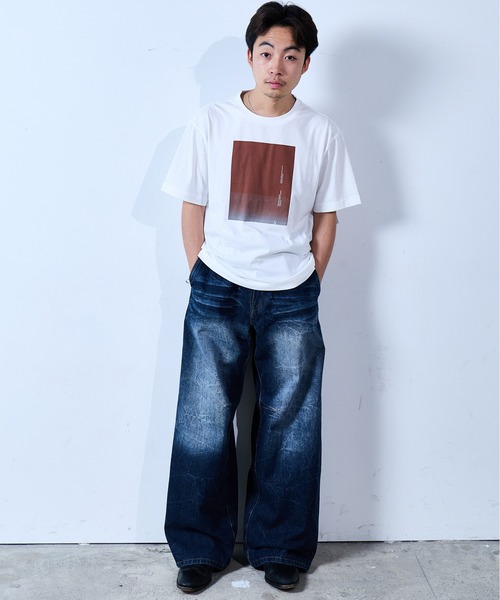 SINSS(シンス)の「Vintage washed darts denim / ヴィンテージウォッシュドダーツデニム(デニムパンツ・メンズ・ブラック/ブルー・X-SMALL/LARGE/MEDIUM/SMALL)」の3枚目の写真