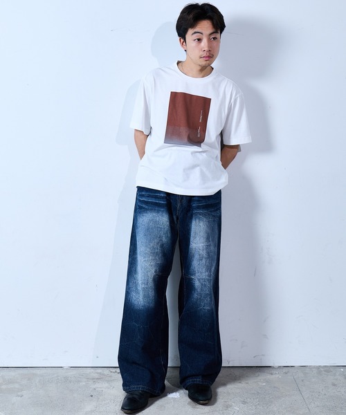 SINSS(シンス)の「Vintage washed darts denim / ヴィンテージウォッシュドダーツデニム(デニムパンツ・メンズ・ブラック/ブルー・X-SMALL/LARGE/MEDIUM/SMALL)」の5枚目の写真