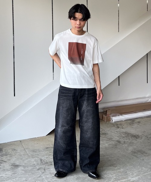 SINSS(シンス)の「Vintage washed darts denim / ヴィンテージウォッシュドダーツデニム(デニムパンツ・メンズ・ブラック/ブルー・X-SMALL/LARGE/MEDIUM/SMALL)」の9枚目の写真