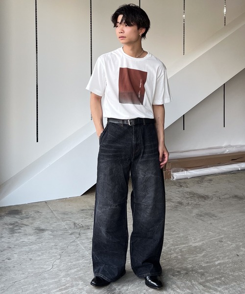 SINSS(シンス)の「Vintage washed darts denim / ヴィンテージウォッシュドダーツデニム(デニムパンツ・メンズ・ブラック/ブルー・X-SMALL/LARGE/MEDIUM/SMALL)」の10枚目の写真