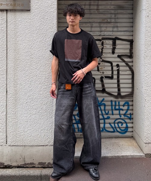 SINSS(シンス)の「Vintage washed darts denim / ヴィンテージウォッシュドダーツデニム(デニムパンツ・メンズ・ブラック/ブルー・X-SMALL/LARGE/MEDIUM/SMALL)」の17枚目の写真