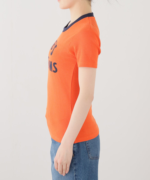 DEUS EX MACHINA(デウスエクスマキナ)の「DEUS EX MACHINA/デウスエクスマキナ HELENE TEE(Tシャツ/カットソー・レディース・ホワイト/オレンジ・SMALL)」の10枚目の写真