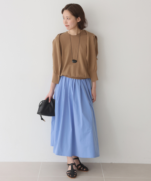 SLOBE IENA（スローブイエナ）の「Heaven Mayhem/ヘブン メイヘム JULIA LONG ネックレス（ネックレス・レディース・ブラック・FREE）」の2枚目の写真