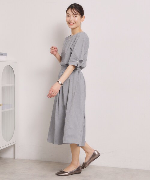 ITS'DEMO(イッツデモ)の「【手洗い可/セットアップ可】サッカースカート(スカート・レディース・オフホワイト/ブラック/ブルー・00)」の14枚目の写真