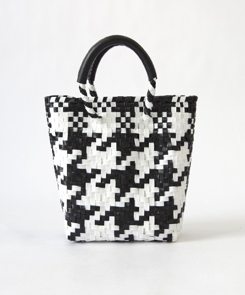 WOVEN(ウーヴン)の「WOVEN (ウーヴン) / メキシコ製 ミニバッグ メルカドバッグ かごバッグ レザーハンドル(かごバッグ・レディース・ブラック系その他/グリーン/ブラック×ゴールド/ブラック×ホワイト/ゴールド/ネイビー/ブラック/シルバー・FREE)」の11枚目の写真