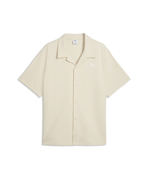 PUMA(プーマ)の「PUMA プーマ メンズ ESS エレベーテッド マテリアル 半袖 シャツ ESS ELEVATED Mat(その他トップス・メンズ・ブルー系その他/オフホワイト・SMALL/MEDIUM/LARGE/X-LARGE/XX-LARGE)」の5枚目の写真