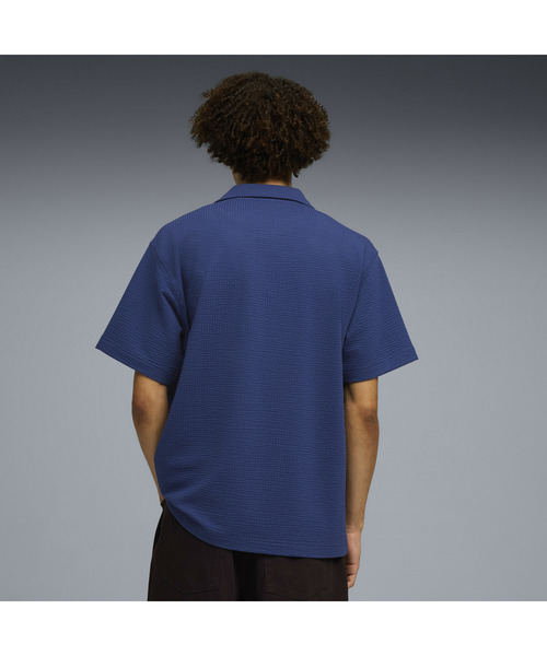 PUMA(プーマ)の「PUMA プーマ メンズ ESS エレベーテッド マテリアル 半袖 シャツ ESS ELEVATED Mat(その他トップス・メンズ・ブルー系その他/オフホワイト・SMALL/MEDIUM/LARGE/X-LARGE/XX-LARGE)」の7枚目の写真