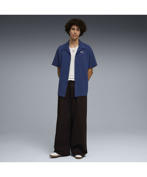 PUMA(プーマ)の「PUMA プーマ メンズ ESS エレベーテッド マテリアル 半袖 シャツ ESS ELEVATED Mat(その他トップス・メンズ・ブルー系その他/オフホワイト・SMALL/MEDIUM/LARGE/X-LARGE/XX-LARGE)」の8枚目の写真