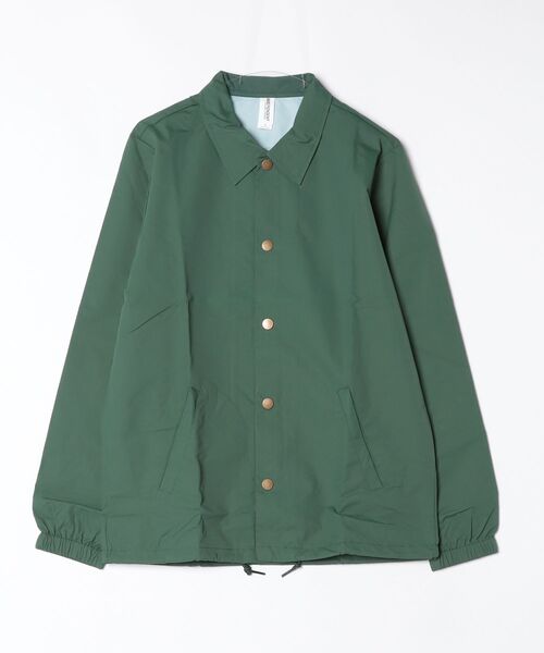 INDEPENDENT(インディペンデント)の「【T18】【INDEPENDENT/インデペンデント】WATER RESISTANT WINDBREAKER COACHES JKT(ナイロンジャケット・メンズ・グリーン・SMALL)」の1枚目の写真