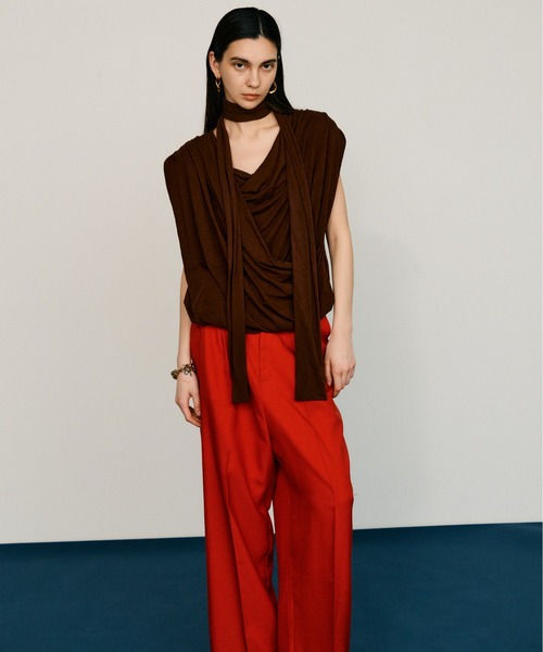 ドレープジャージートップス / Drape Jersey Top（Tシャツ/カットソー