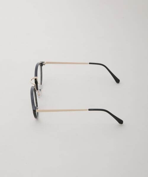 NANO universe(ナノユニバース)の「ゴールドブリッジボストン型サングラス(サングラス・レディース・グレー/ブラック/ブラウン・F)」の8枚目の写真