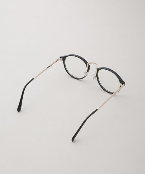 NANO universe(ナノユニバース)の「ゴールドブリッジボストン型サングラス(サングラス・レディース・グレー/ブラック/ブラウン・F)」の9枚目の写真