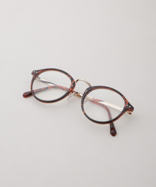 NANO universe(ナノユニバース)の「ゴールドブリッジボストン型サングラス(サングラス・レディース・グレー/ブラック/ブラウン・F)」の5枚目の写真