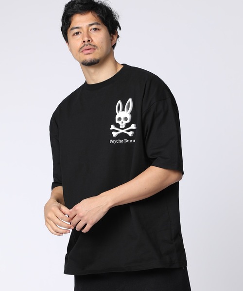 Psycho Bunny（サイコバニー）の「[WEB限定]グラフィックBUNNY Tシャツ（Tシャツ/カットソー・メンズ・ダークグリーン/ホワイト/ブラック・MEDIUM/X-LARGE/LARGE/SMALL）」の3枚目の写真