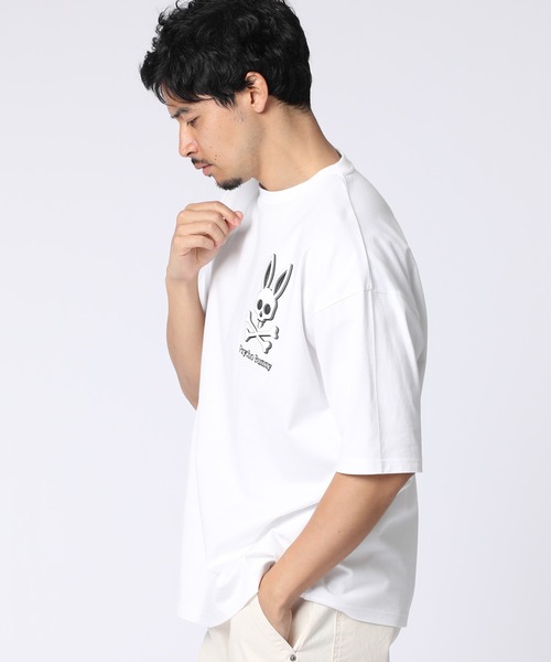Psycho Bunny（サイコバニー）の「[WEB限定]グラフィックBUNNY Tシャツ（Tシャツ/カットソー・メンズ・ダークグリーン/ホワイト/ブラック・MEDIUM/X-LARGE/LARGE/SMALL）」の4枚目の写真