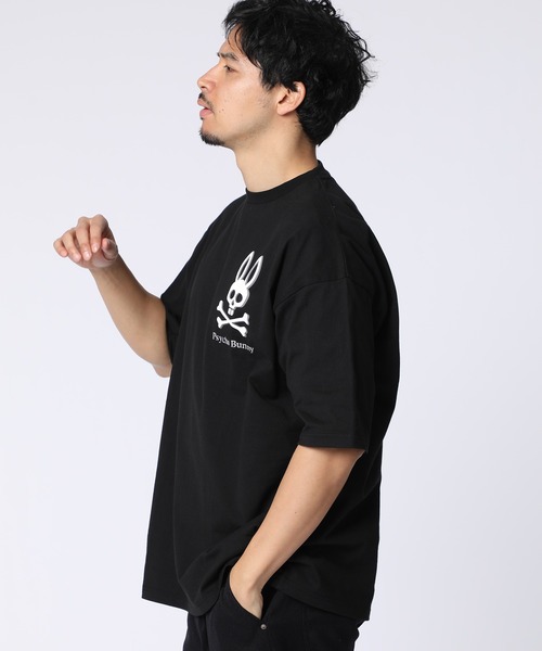 Psycho Bunny（サイコバニー）の「[WEB限定]グラフィックBUNNY Tシャツ（Tシャツ/カットソー・メンズ・ダークグリーン/ホワイト/ブラック・MEDIUM/X-LARGE/LARGE/SMALL）」の9枚目の写真