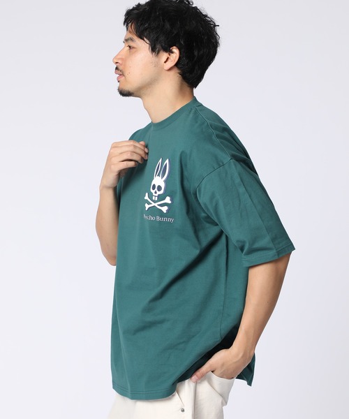 Psycho Bunny（サイコバニー）の「[WEB限定]グラフィックBUNNY Tシャツ（Tシャツ/カットソー・メンズ・ダークグリーン/ホワイト/ブラック・MEDIUM/X-LARGE/LARGE/SMALL）」の14枚目の写真