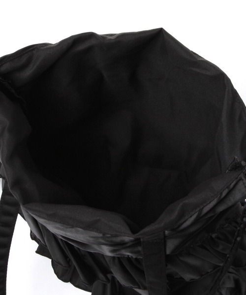 Heather(ヘザー)の「2WAYサテンナップザック 664022(バックパック/リュック・レディース・アイボリー/ブラック・ONE SIZE)」の17枚目の写真