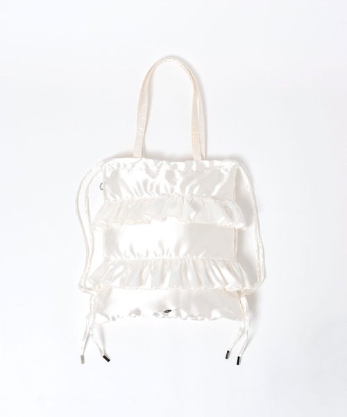 Heather(ヘザー)の「2WAYサテンナップザック 664022(バックパック/リュック・レディース・アイボリー/ブラック・ONE SIZE)」の18枚目の写真