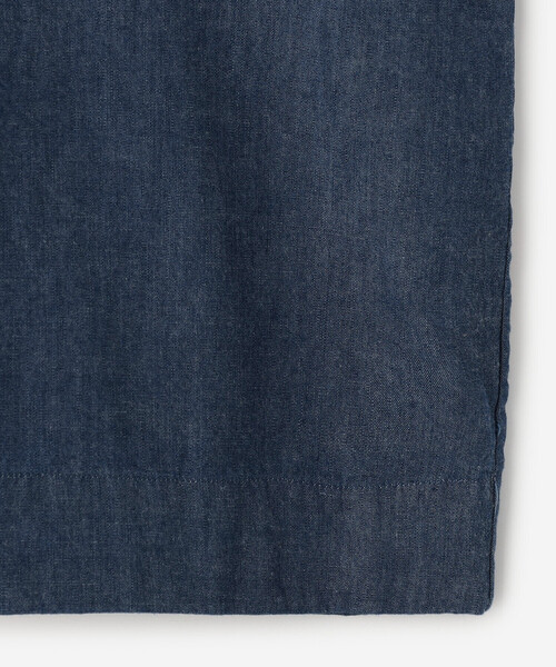 DANTON(ダントン)の「DANTON | コットンシャンブレー ドルマンワークシャツ WOMEN(シャツ/ブラウス・レディース・ダークインディゴブルー・36)」の10枚目の写真
