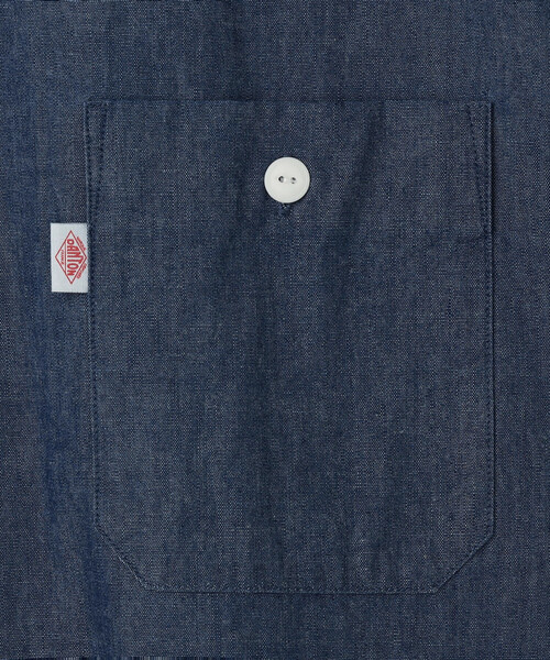 DANTON(ダントン)の「DANTON | コットンシャンブレー ドルマンワークシャツ WOMEN(シャツ/ブラウス・レディース・ダークインディゴブルー・36)」の11枚目の写真
