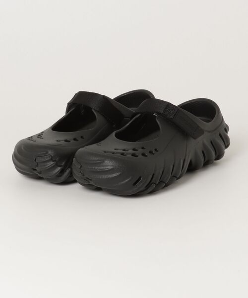 crocs(クロックス)の「crocs Echo Mary Jane Clog / クロックス エコー メリー ジェーン クロッグ(サンダル・レディース・ブラック・25.0cm/24.0cm/23.0cm/22.0cm)」の1枚目の写真