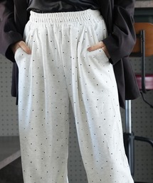 Kotoe（コトエ）の「ドット柄 スウェット ワイドタックパンツ（スウェットパンツ）」