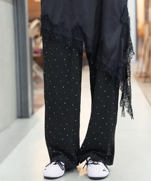 Kotoe（コトエ）の「ドット柄 スウェット ワイドタックパンツ（スウェットパンツ）」