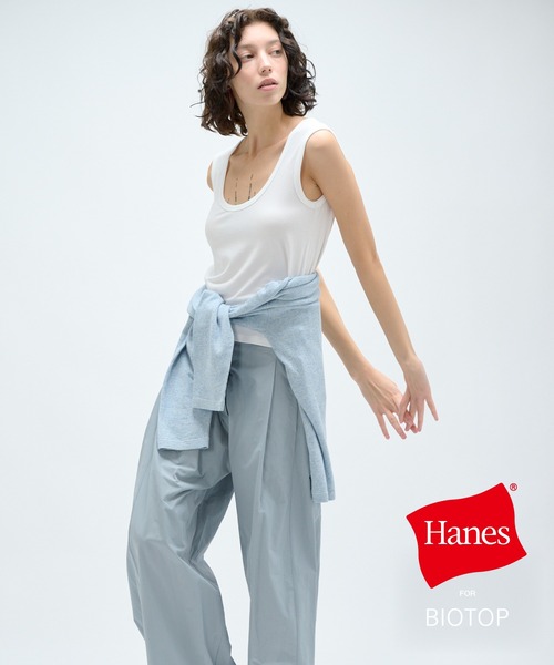 BIOTOP(ビオトープ)の「WOMEN【Hanes for BIOTOP】TRIBLEND SLEEVELESS SHIRTS 2P(タンクトップ・レディース・その他・FREE)」の1枚目の写真