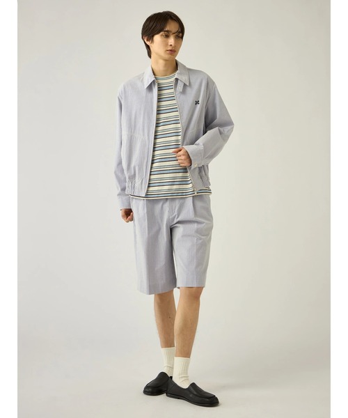 Mc McGREGOR(エムシーマックレガー)の「【Mc McGREGOR】Seersucker Short Drizzler Jacket(ブルゾン・メンズ・その他10・M/L)」の4枚目の写真