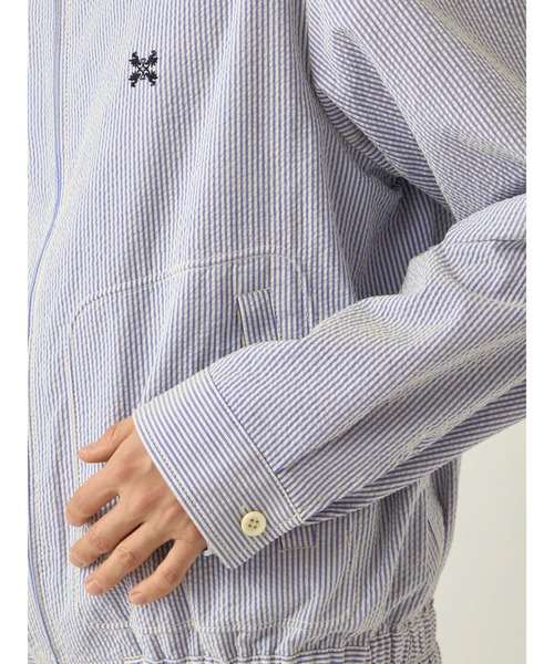 Mc McGREGOR(エムシーマックレガー)の「【Mc McGREGOR】Seersucker Short Drizzler Jacket(ブルゾン・メンズ・その他10・M/L)」の9枚目の写真