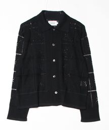 PORT BY ARK（ポートバイアーク）の「PORT BY ARK / ポートバイアーク：Crochet Knit Shirt：PO19-KN03[COR]（シャツ/ブラウス）」