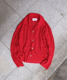 PORT BY ARK | PORT BY ARK / ポートバイアーク：Crochet Knit Shirt：PO19-KN03[COR](シャツ/ブラウス)