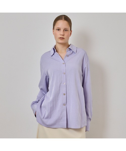 COMMON+HAUS(コモンハウス)の「オープンバック シャツブラウス(シャツ/ブラウス・レディース・ライラック/ブラック/イエロー・FREE)」の8枚目の写真
