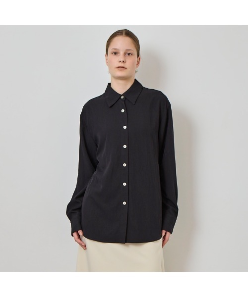 COMMON+HAUS(コモンハウス)の「オープンバック シャツブラウス(シャツ/ブラウス・レディース・ライラック/ブラック/イエロー・FREE)」の11枚目の写真