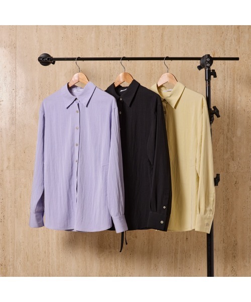 COMMON+HAUS(コモンハウス)の「オープンバック シャツブラウス(シャツ/ブラウス・レディース・ライラック/ブラック/イエロー・FREE)」の13枚目の写真