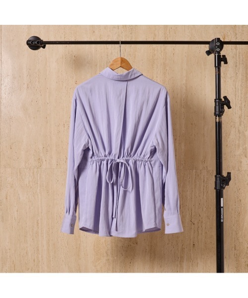 COMMON+HAUS(コモンハウス)の「オープンバック シャツブラウス(シャツ/ブラウス・レディース・ライラック/ブラック/イエロー・FREE)」の14枚目の写真