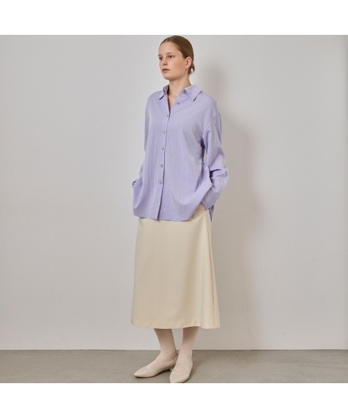 COMMON+HAUS(コモンハウス)の「オープンバック シャツブラウス(シャツ/ブラウス・レディース・ライラック/ブラック/イエロー・FREE)」の21枚目の写真