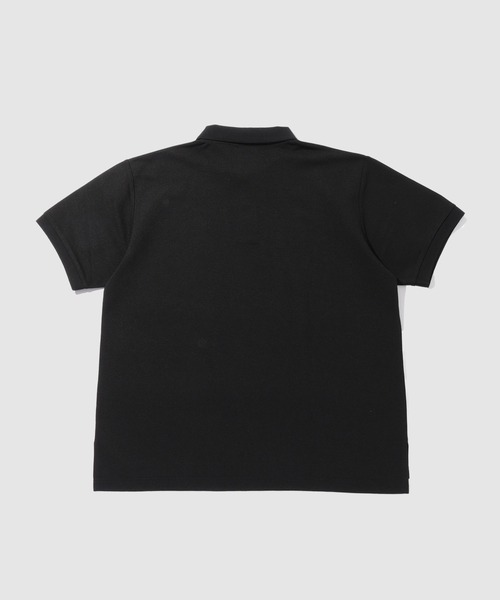 NAVY（ネイビー）の「NAVY 鹿の子編み ポロシャツ（ポロシャツ・メンズ・ホワイト/ダークブルー/ブラック/ネイビー・L/XL/M）」の15枚目の写真