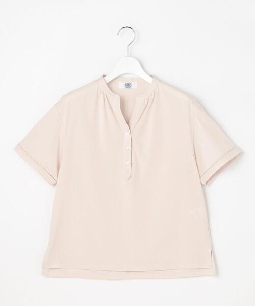 J.PRESS（ジェイプレス）の「プレーティングジャージー バンドカラー カットソー（Tシャツ/カットソー・レディース・ネイビー系/ローズ系/グレー系/ライトグレー系・T13/T15）」の14枚目の写真