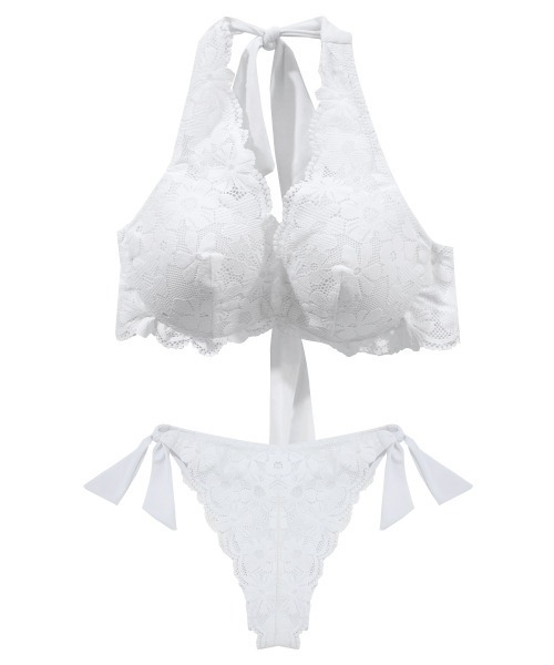 ANNEBRA(アンブラ)の「Lace Reverie レースビキニ(水着・レディース・ホワイト・L/M)」の3枚目の写真