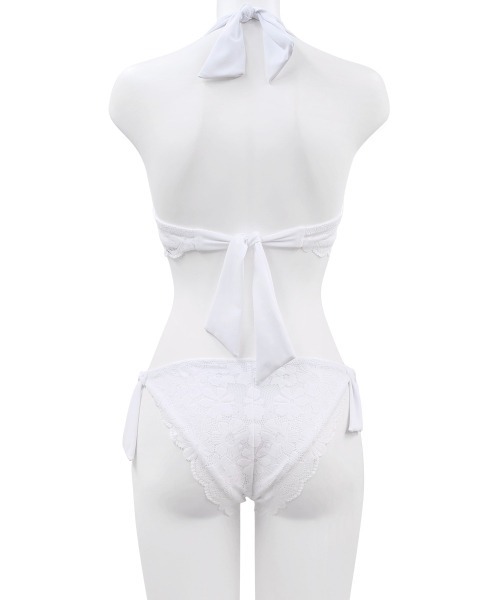 ANNEBRA(アンブラ)の「Lace Reverie レースビキニ(水着・レディース・ホワイト・L/M)」の5枚目の写真
