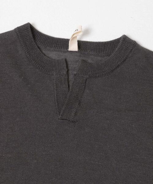 URBAN RESEARCH DOORS（アーバンリサーチドアーズ）の「Ramie High Gauge KnitVest（ベスト・メンズ・チャコールグレー/ブラウン・LARGE/MEDIUM）」の13枚目の写真