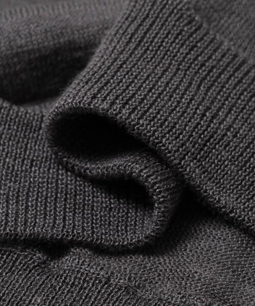 URBAN RESEARCH DOORS（アーバンリサーチドアーズ）の「Ramie High Gauge KnitVest（ベスト・メンズ・チャコールグレー/ブラウン・LARGE/MEDIUM）」の16枚目の写真