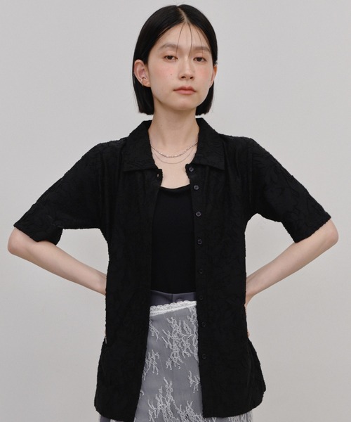 Shelly island（シェリーアイランド）の「オパールポロプルオーバーカーディガン（Tシャツ/カットソー・レディース・ホワイト/ブラック/ピンク・FREE）」の21枚目の写真