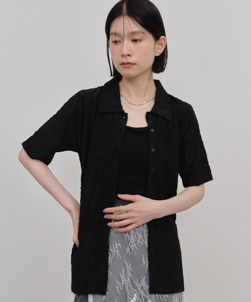 Shelly island（シェリーアイランド）の「オパールポロプルオーバーカーディガン（Tシャツ/カットソー・レディース・ホワイト/ブラック/ピンク・FREE）」の20枚目の写真