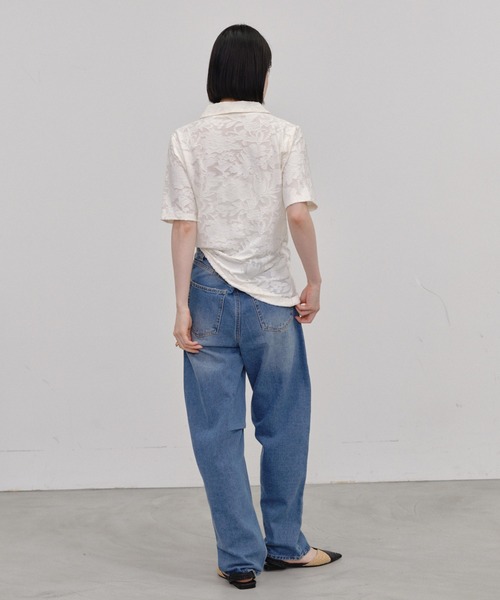 Shelly island（シェリーアイランド）の「オパールポロプルオーバーカーディガン（Tシャツ/カットソー・レディース・ホワイト/ブラック/ピンク・FREE）」の12枚目の写真