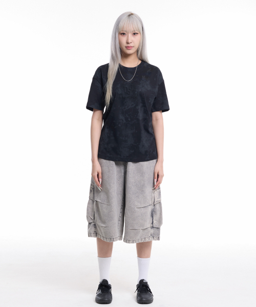 CREAM SODA LAB(クリームソーダラボ)の「モノグラムエンボロゴウォッシング半袖Tシャツグレー(Tシャツ/カットソー・メンズ・その他・LARGE/X-LARGE)」の6枚目の写真