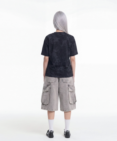 CREAM SODA LAB(クリームソーダラボ)の「モノグラムエンボロゴウォッシング半袖Tシャツグレー(Tシャツ/カットソー・メンズ・その他・LARGE/X-LARGE)」の4枚目の写真