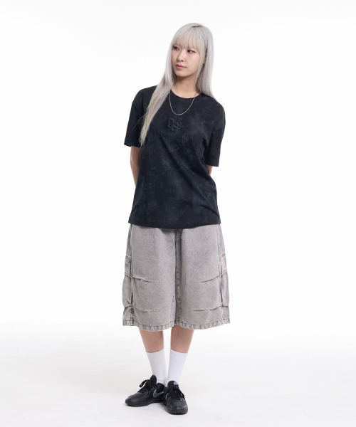 CREAM SODA LAB(クリームソーダラボ)の「モノグラムエンボロゴウォッシング半袖Tシャツグレー(Tシャツ/カットソー・メンズ・その他・LARGE/X-LARGE)」の3枚目の写真